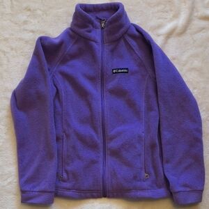 Columbia Vibrant Purple Full-Zip Fleece